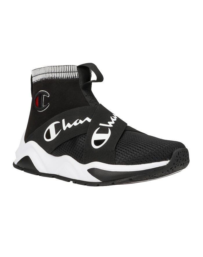 Champion Rally Crossover Sneakers Heren - Zwart/Wit - Belgie 4781DVYOZ